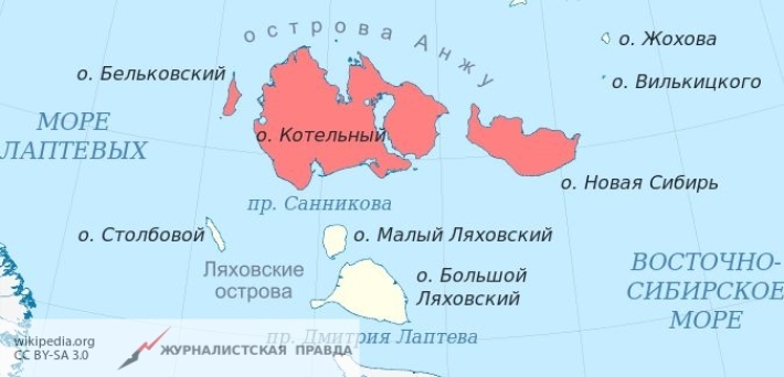 Карта россии море лаптевых