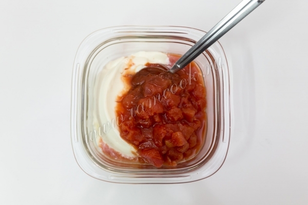 Сметана с кетчупом