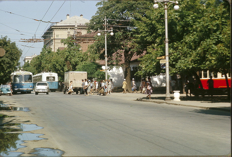 Город Краснодар в 1964 г.: Кубань, ретро фото, фотографии
