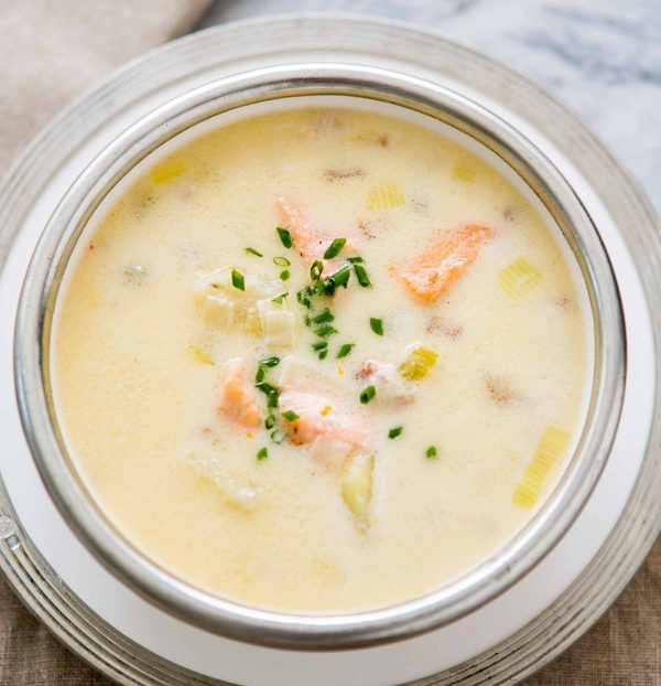Финский суп с лососем и сливками: рецепт с фото