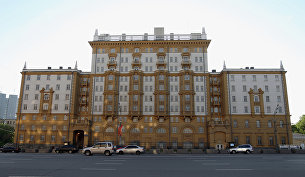 Здание посольства США в Москве. Архивное фото