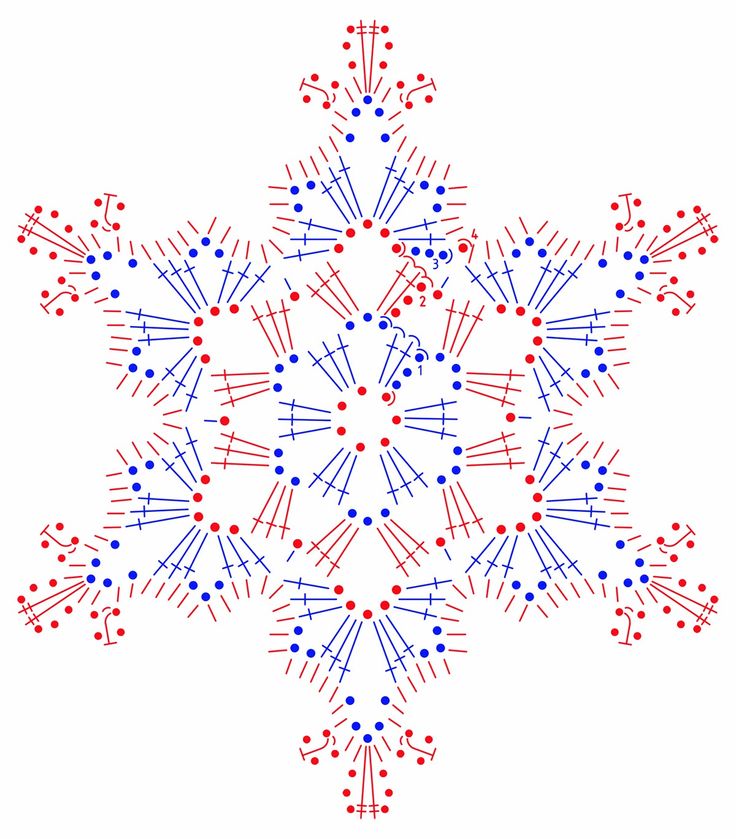 Схемы снежинок крючком вязание крючком,женские хобби,поделки,рукоделие,своими руками,снежинки
