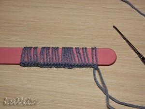 Декоративное вязание крючком и шпателем ("с глазком")
