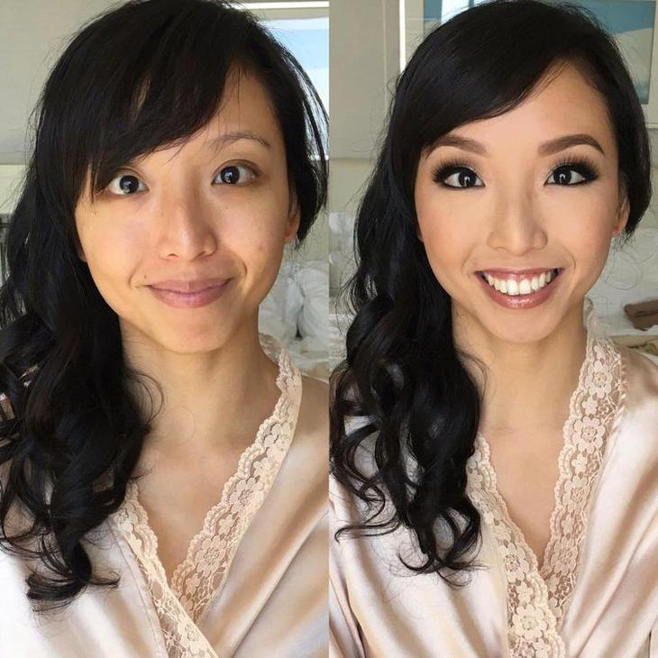 30 невест до и после свадебного макияжа, который сделал их королевами праздника