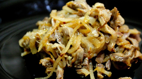 Салат из куриных желудков по-корейски Еда, Длиннопост, Вкусно