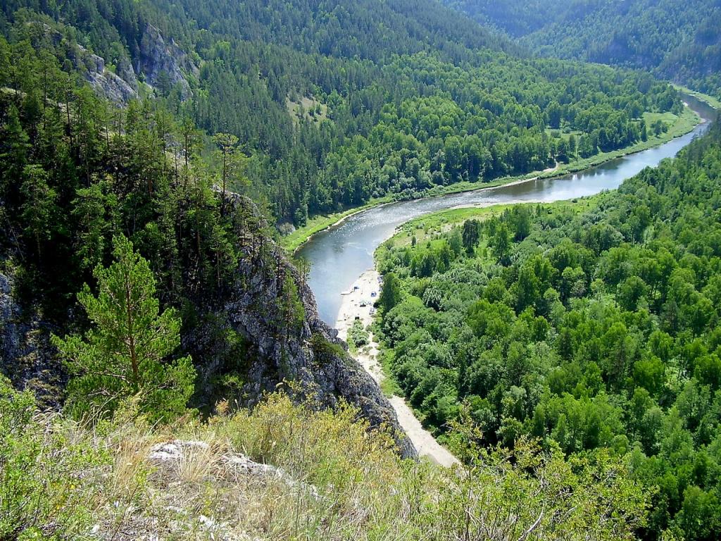 Красоты России. Реки и озера Южного Урала.