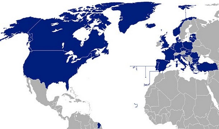 География НАТО.