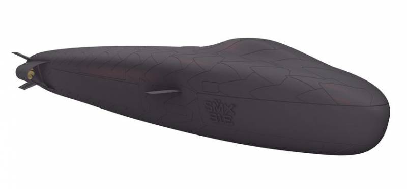 Концепт-проект электрической подлодки SMX31E 