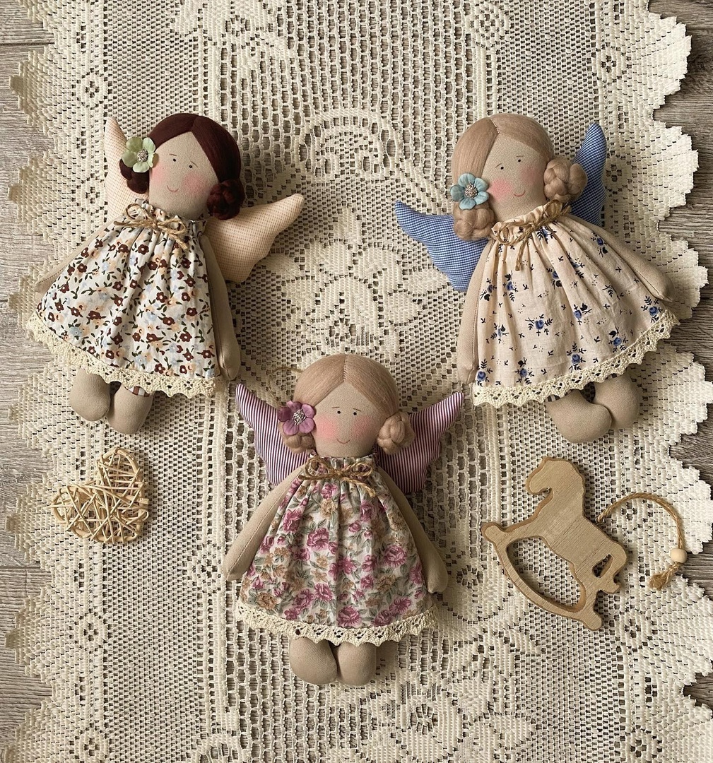 Интерьерные куклы и игрушки в стиле тильда Ольги Свеженцевой 