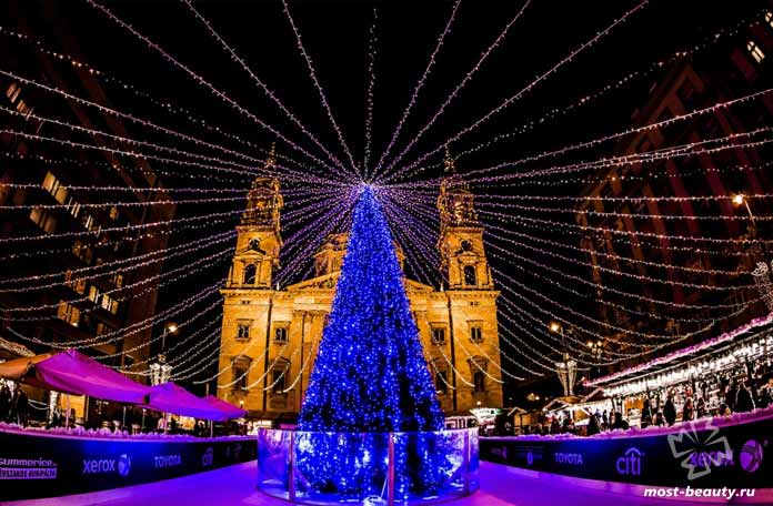 Будапешт в рождество - один из самых недооценённых романтических городов. СС0