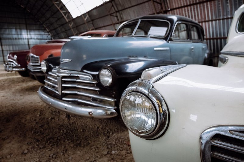 Музей ретро-автомобилей в подмосковной деревне Цыплино Музей ретро-автомобилей в подмосковной деревне Цыплино