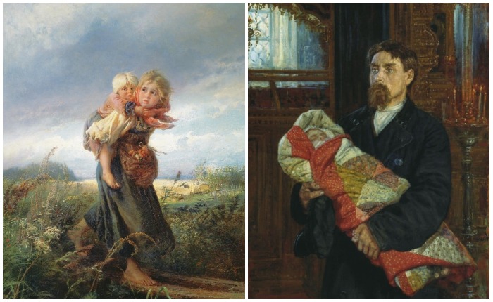 Как рождались и росли дети крепостных крестьян