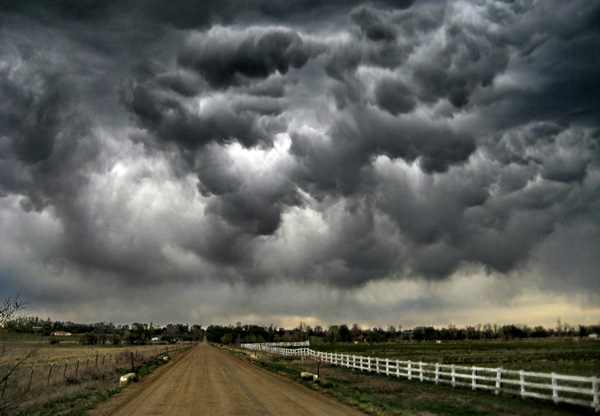 Красивые и зловещие облака Асператус - Asperatus - Фото