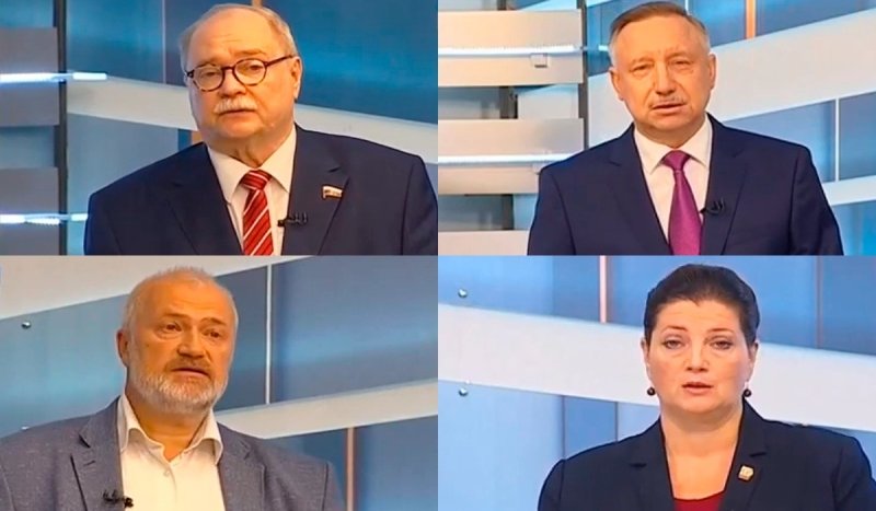Завершились первые дебаты кандидатов в губернаторы Петербурга