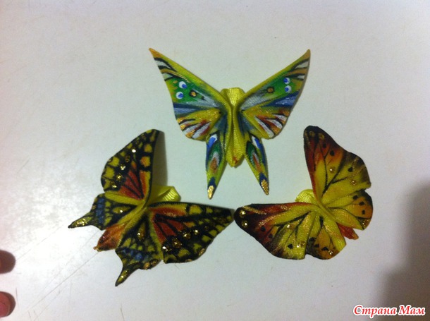 Атласные бабочки. МК.
