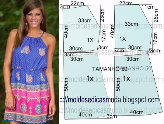 Летние платья и сарафаны с простыми выкройками Летние платья и сарафаны с простыми выкройками