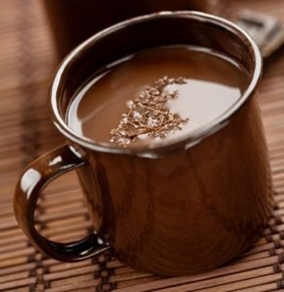 горячий шоколад с кокосовым молоком