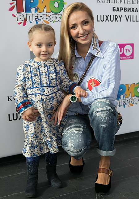 Татьяна Навка с дочерью Надеждой