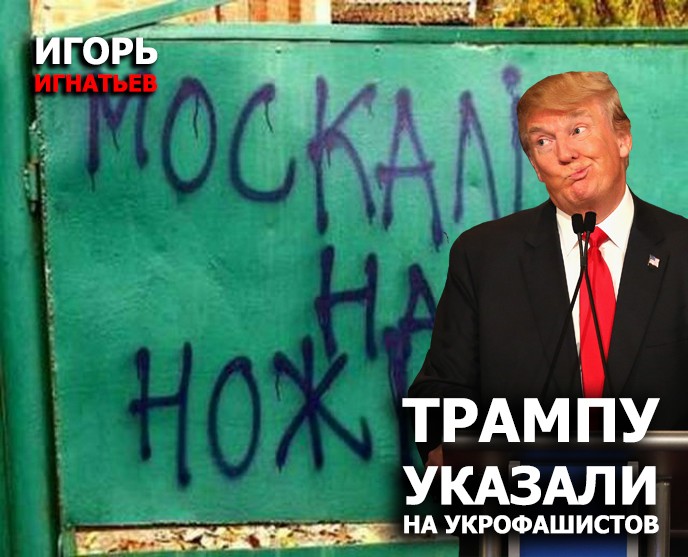 Трампу указали на укрофашистов