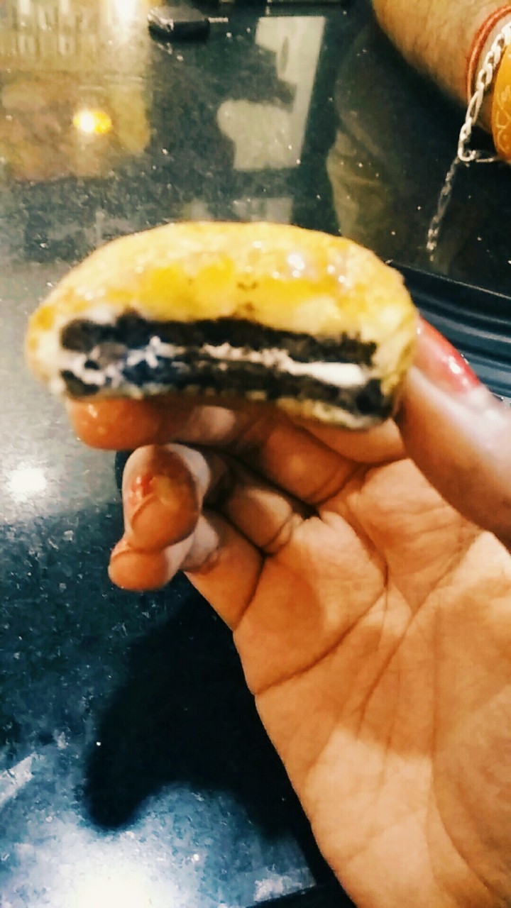 Deep fried oreos at Cafe Bistro at Coffee Break, Bandra West