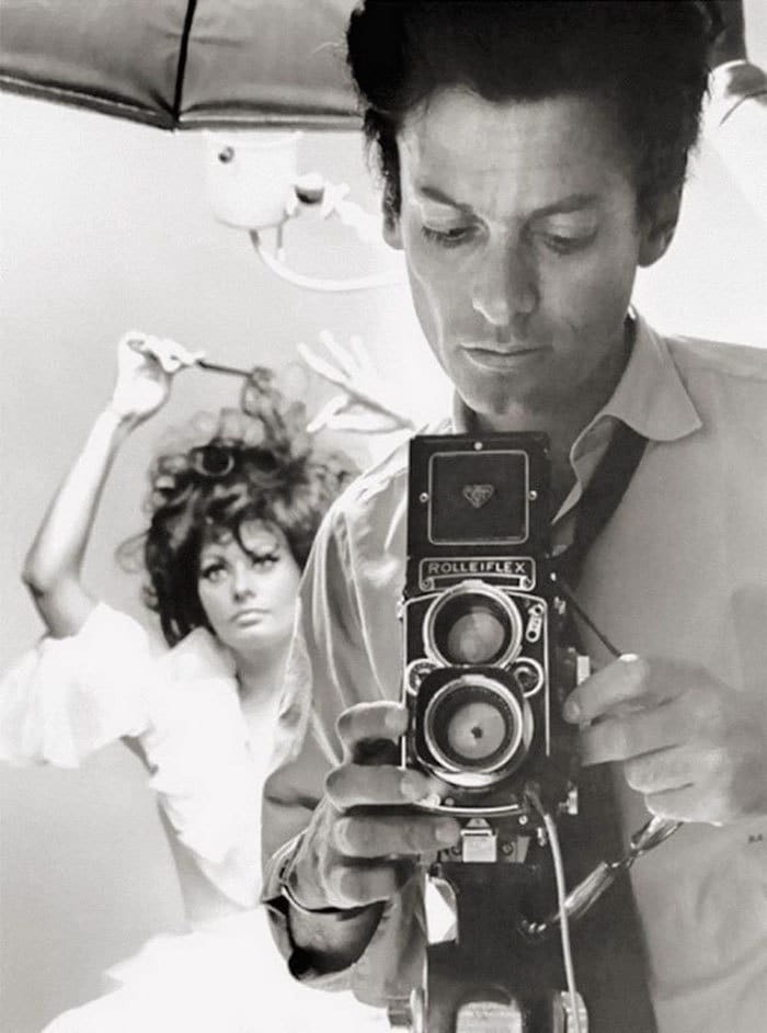 Richard Avedon And Sophia Loren, 1960s Richard Avedon And Sophia Loren, 1960s