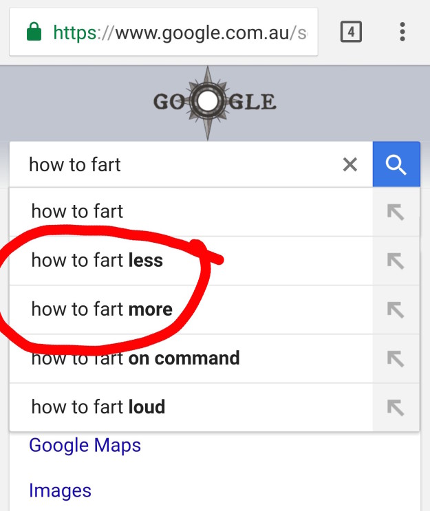 When there were two types of Google searches: