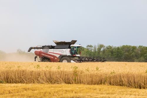 Ростсельмаш показал в уборке беспилотный комбайн