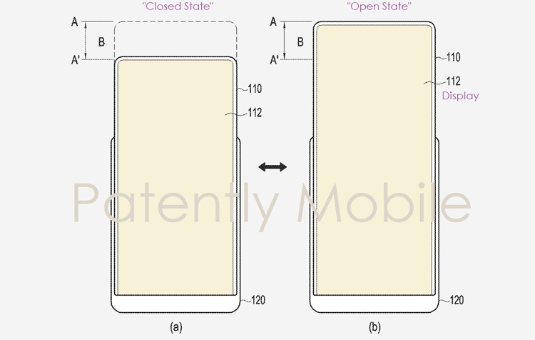 Новый смартфон Samsung может получить вытягивающийся дисплей