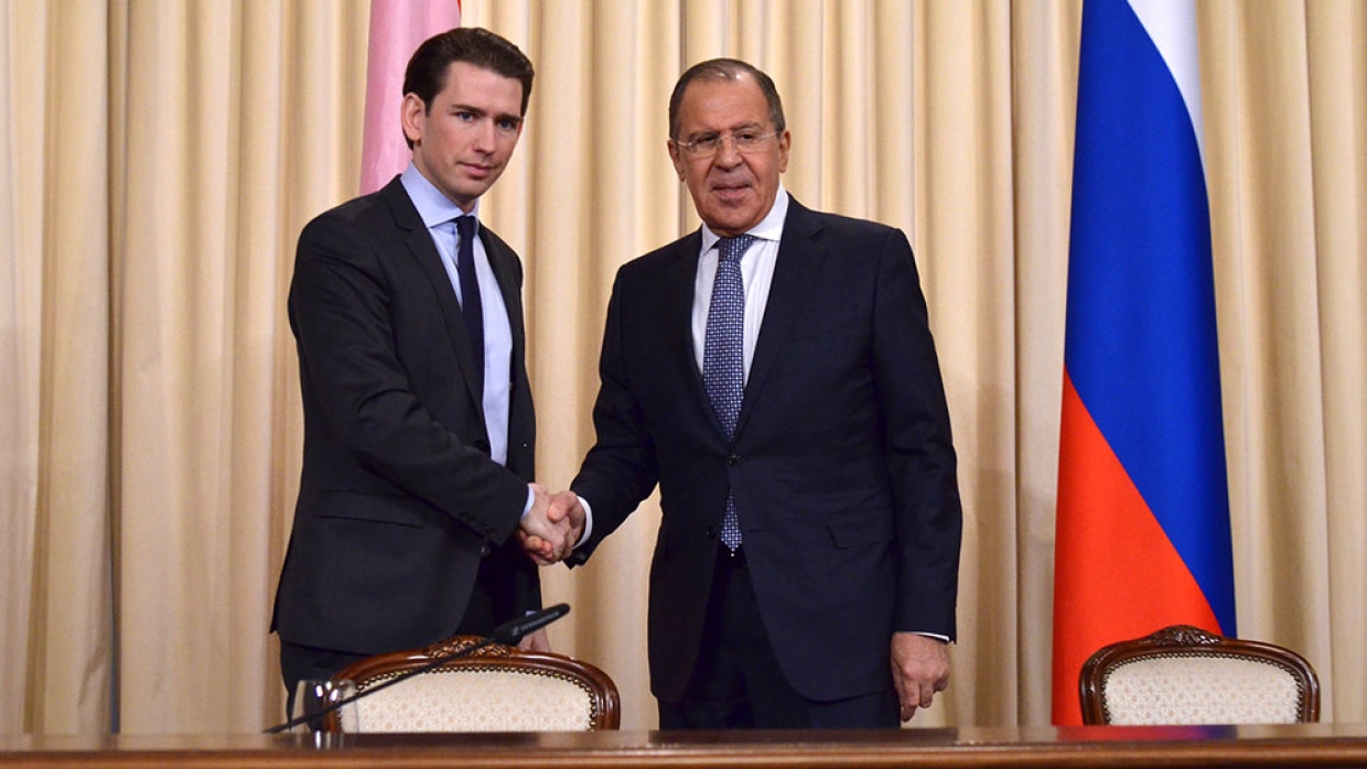Канцлер Австрии Курц перечислил темы прошедших переговоров с Лавровым
