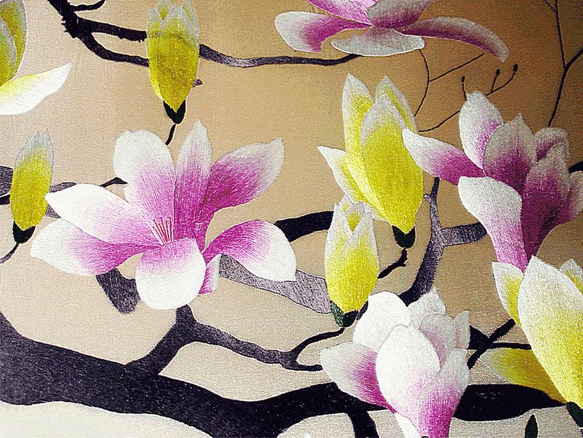 Вышивка шелком по шелку - жемчужина восточного искусства Вышивка шелком по шелку - жемчужина восточного искусства вышивка