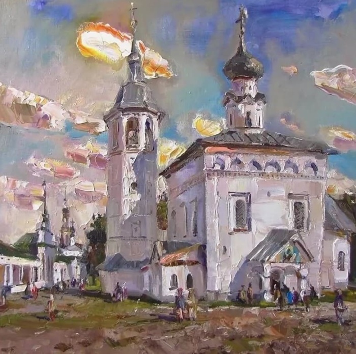 Художник Василий Пешкун. Белоснежные пейзажи Художник Василий Пешкун. Белоснежные пейзажи