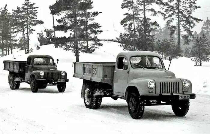 Редкий советский грузовик ГАЗ-56 авто