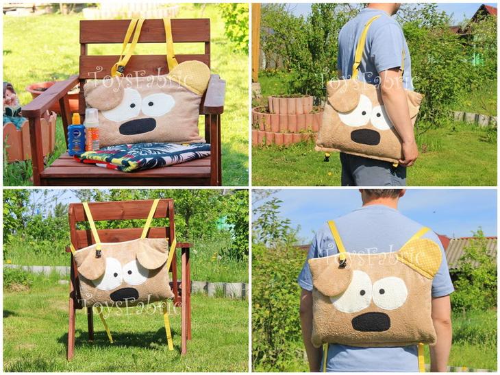 Шьем пляжную сумку-рюкзак с ковриком Шьем пляжную сумку-рюкзак с ковриком пляжная сумка