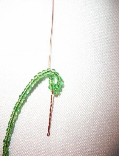 Кактус из бисера handmake