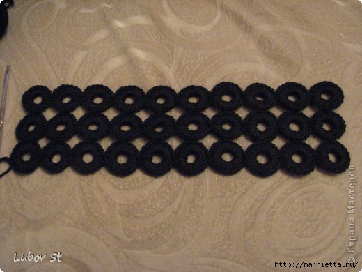 Сумочка из колец с бисером. Вязание крючком без отрыва ниток (8) (520x390, 119Kb)
