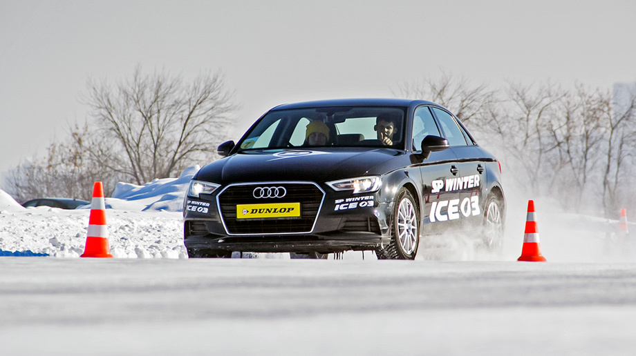 Царапаем лёд шипованными шинами Dunlop SP Winter Ice 03 авто и мото,автомобили,машины
