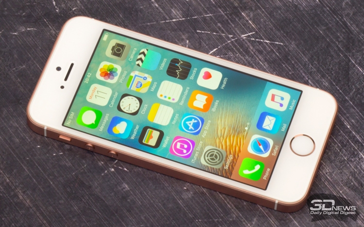 Apple iPhone SE первого поколения побывал в своё время тестовой лаборатории 3DNews