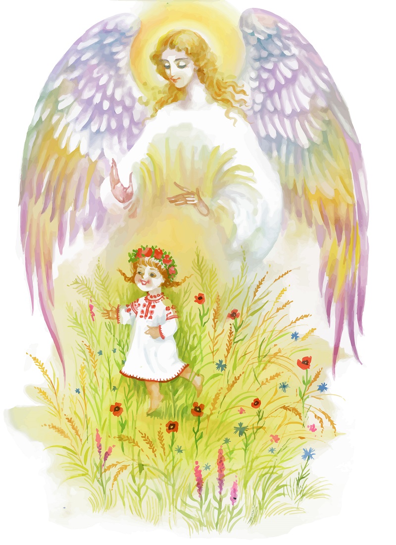 Ангел хранитель детские рисунки