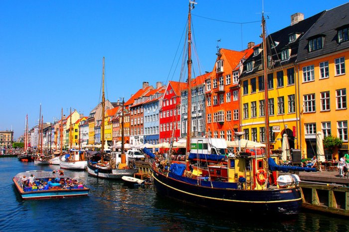 Нихавн - самое популярное место в Копенгагене.