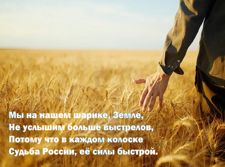 открытка со стихами про хлеб и войну