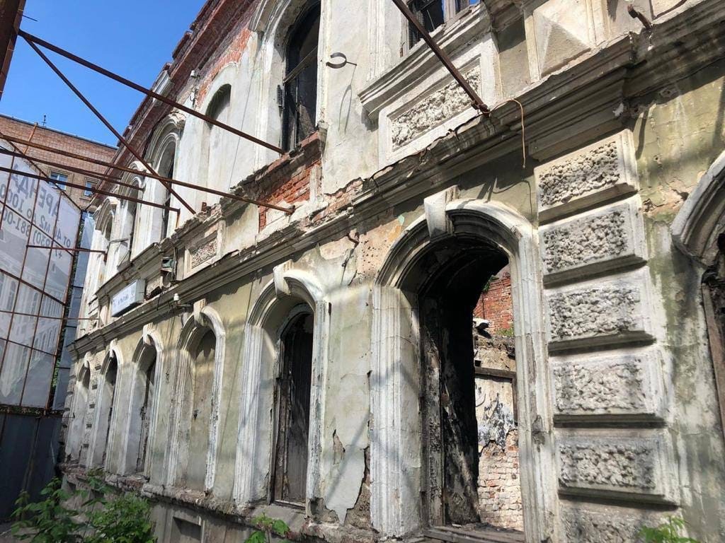 В реставрируемом здании в центре Рязани воссоздали сводчатые потолки Монье