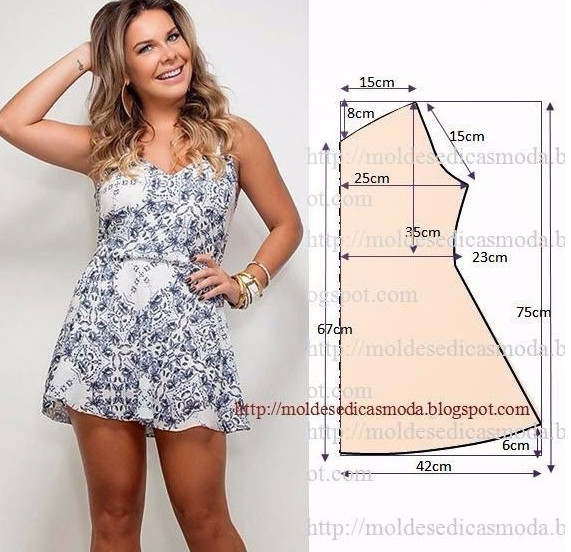 Летние платья и сарафаны с простыми выкройками Летние платья и сарафаны с простыми выкройками