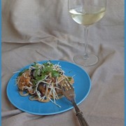 Паста с томатным соусом, рикоттой и баклажанами!