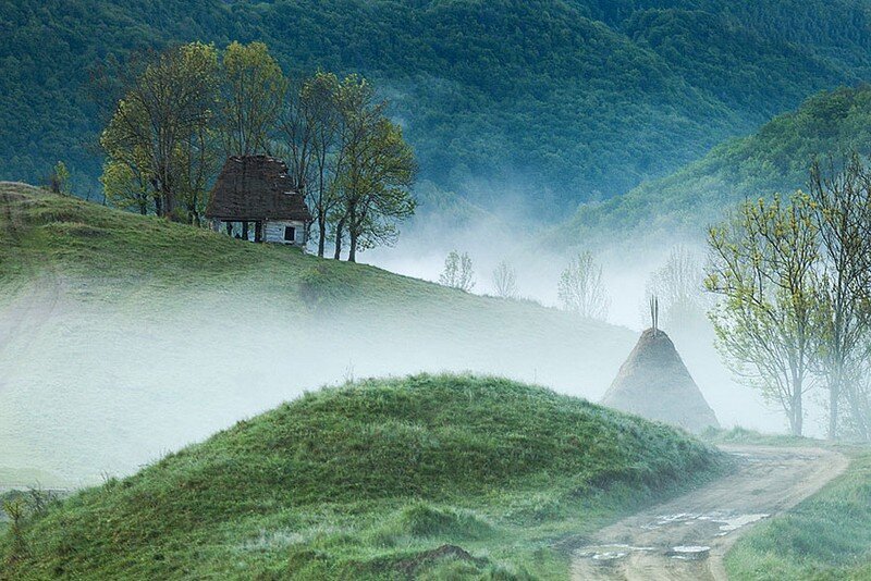 Маленькие одинокие дома со всего мира дома,мир,одиночество,планета