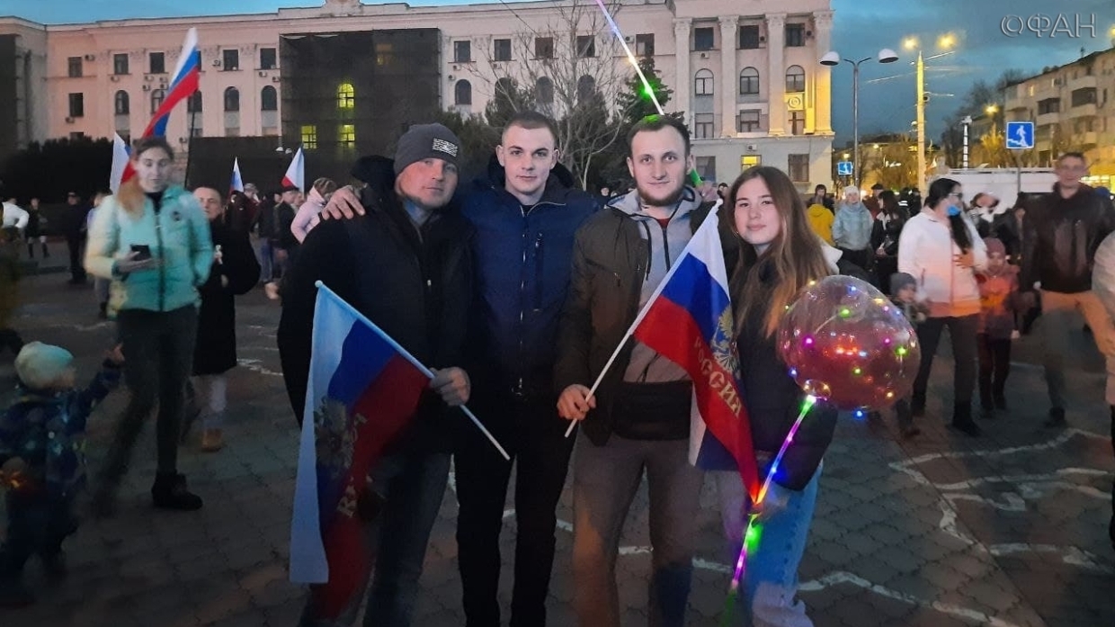 Появилось видео, как Крым и Севастополь отпраздновали возвращение в Россию