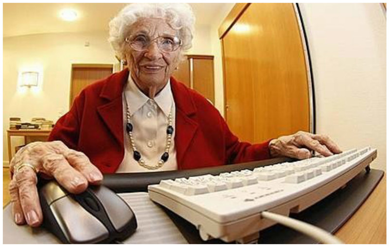 Технический прогресс бежит быстрее времени история, старики, техника