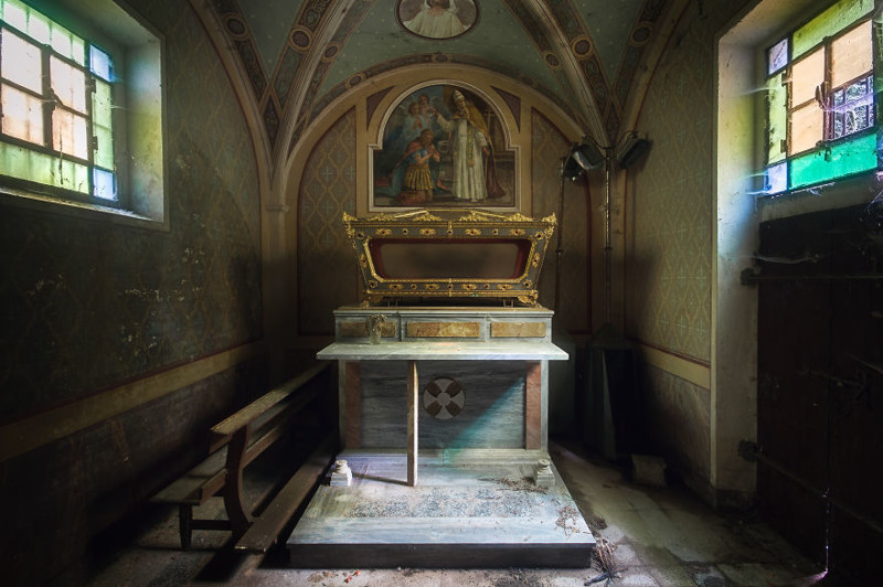 Маленькая комната в итальянской церкви заброшенные храмы, истории, ото