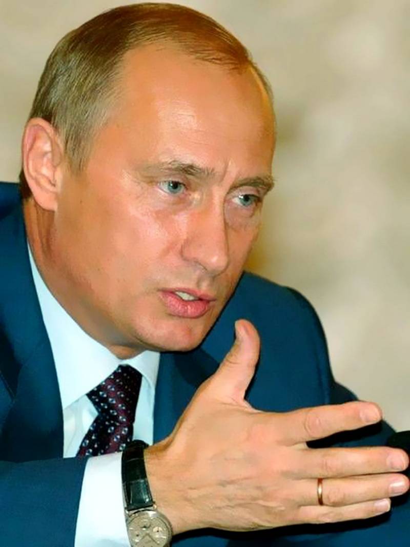 Руки Путина в 2000