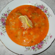 Рассольник с консервированным лососем. Видео