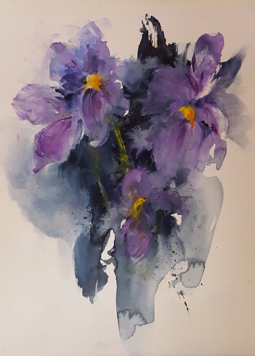 Wild Iris (503x700, 266Kb)